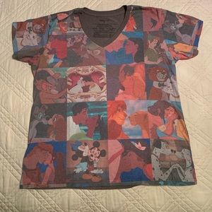 Disney Store Collage T-shirt Sz 2XL